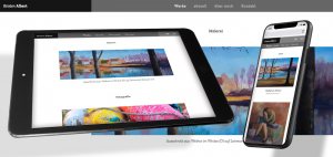 Website für die Künstlerin Kristen Albert